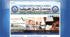 Desktop Screenshot of eastafricauniversity.net